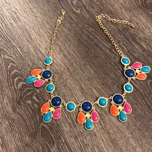 Statement necklace! Vibrant colors to spice up an outfit!